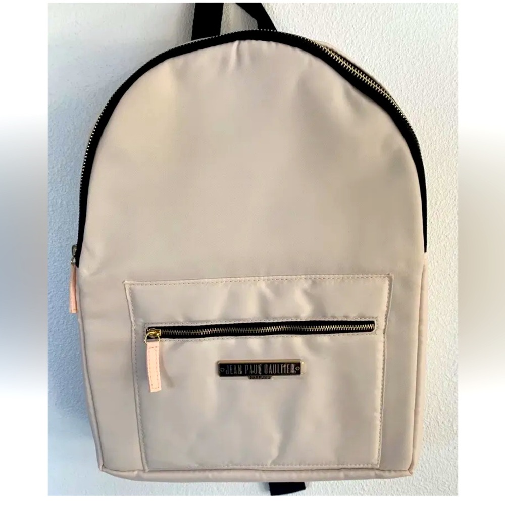 NWT JEAN PAUL GAULTIER Blush Pink Backpack for gym hiking travel overnight Bag